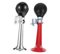 Luxshiny 2 pièces de Vélo avec Avertisseur Sonore Couleurs Rouge Noir pour Adultes Accessoire de Sécurité pour Vélo Électrique et Standard