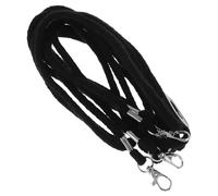Luxshiny 2 Pièces Dragonne de Ski Réglable en Polyester Noir avec Protection Anti-Perte pour Moufles et Moufles, pour Sports d'hiver et Aventures en Plein Air