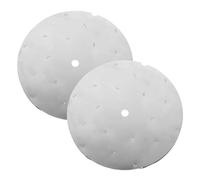 Luxshiny 2 Pièces Hélice de Refroidissement et Performance de Refroidissement en Métal Argenté Structure Améliorée du Canal D'air pour Moteur D'aspirateur