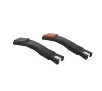 Luxshiny 2 Pièces Pierre à Aiguiser Les Patins Affûteuse de Lames de Patin Noir Abs Adamas et Céramique Portable Débutant Extérieur