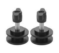 Luxshiny 2 Pièces Support de Chaîne de Vélo, Stabilisateur Noir | Nettoyage Facile, Usage Polyvalent, Plastique et Métal, pour Chaîne de Vélo Route ou Montagne