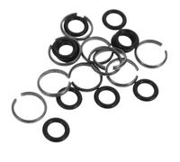 Luxshiny 20 Jeux d'Anneaux de hocs Joint Torique et Dispositif de Retenue pour Maintenance d'Outils Pneumatiques et Réparation Auto