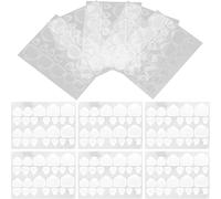Luxshiny 20 Pièces Autocollants Double Face pour Faux Ongles Transparentes Invisibles Ruban Adhésif Étanche pour Ongles Moyens et Accessoires Manucure Nail Art Professionnels