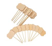 Luxshiny 20 pièces Étiquettes Bois pour Plantes Pancartes Rustiques Jardin Extérieurs Marqueurs Polyvalents pour Noms de Plantes Accessoires de Jardin pour Légumes et Succulentes