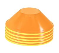 Luxshiny 20 pièces Lot de Cônes Disques Souples pour Entraînement Football Petits Cônes Plastique Flexibles pour Exercices de Dribbles Marquage Terrain Sécurisé pour Garçon Fille et