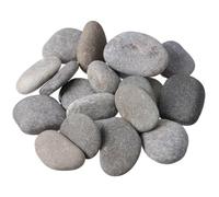 Luxshiny 20 Pièces Pierres à Peindre Naturelles en Pierre Robuste Bords Arrondis, Formes Aléatoires, pour Peinture sur Galets et Décoration de Pots de Fleurs