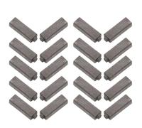 Luxshiny 20pcs Balais de Carbone pour Moteurs Sèche-cheveux en Carbone Argenté, Restauration Précise du Frein Moteur, Accessoires pour Salon de Coiffure Professionnel