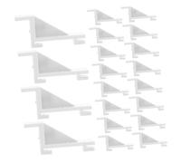 Luxshiny 20pièces Clips De Support Étagère Plastique pour Congélateur Et Réfrigérateur Boucles Polyvalentes Support Étagère pour Glacière Et Clip Commercial