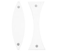 Luxshiny 2pièces Lentilles Optiques Magnétiques Convexe Concave Installation Rapide Stabilité Magnétique pour Expériences de Physique Enseignement et Laboratoire