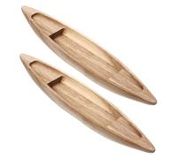 Luxshiny 2pièces Modèle De Bateau Flottant Décoration Intérieur Aquarium Bricolage Lot de Petits Bateaux Décoratif Bureau Intérieur