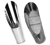 Luxshiny 2pièces Pelle De Jardin Acier Inoxydable Petit Pelle Tamiseuse Portable pour Creuser Et Tamisage du Sol Outil Agricole Léger pour Plantes Pot Et Jardinage