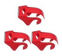 Luxshiny 3 Pièces Dévidoir de Ruban Adhésif D'emballage, Petit Distributeur de Ruban Adhésif pour Colis, Plastique Rouge, Léger et Compact, pour Sceller les Paquets Bureaux