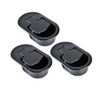 Luxshiny 3 Pièces Poignée de Inclinable Aluminium Noir de Poignées de Remplacement Universelles pour Meubles de Bureau Ajustement Ergonomique et