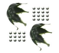 Luxshiny 30 Pièces de Sépales en Plastique pour Fleurs Artificielles, Accessoires Stables pour Calices de Rose, pour DIY et Boutique de Fleurs