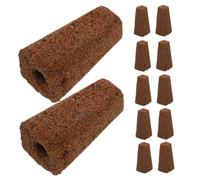 Luxshiny 30 Pièces Éponges de Culture D'intérieur Éponges Hydroponiques Blocs de Substrat de Culture Hors-Sol en Fibre de Coco et Tourbe pour Graines et Semis Accélèrent la Germination