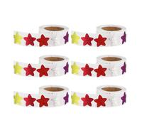 Luxshiny 3000pièces Gommettes Étoiles Autocollantes Incitatives Scolaires Multicolores de Stickers Étoiles Brillantes pour Récompenses Garçon Fille Décoration Motivationnelle pour École
