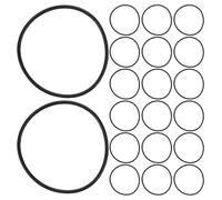 Luxshiny 35 bracelets noirs en gelée : élastiques à cheveux en silicone - Bracelets fins en caoutchouc style années 80 (2,5 mm) - Accessoires de coiffure rétro pour soirée déguisée