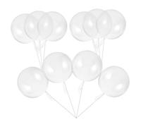 Luxshiny 35 Pièces Ballons Bobo Clairs pour Décorations Anniversaire et Événements Ballons Transparents pour Mariages et Engagement