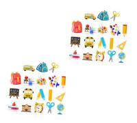 Luxshiny 36pièces Décorations Suspendues Rentrée Scolaire Avec Motifs Cartoon Décorations Thématiques Pour Fête Et Classe Parfaites Pour Accueillir Les Élèves