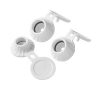 Luxshiny 3pièces Couvercles De Bouteilles De Condiments Pour Bocaux Bouchons De Rechange Pour Bouteilles De Gel Douche Accessoires De Remplacement Pour Couvercles De De Condiments