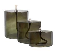 Luxshiny 3pièces Lampe à Huile Verre Créative Pour Décoration Intérieure De Verre Élégante Et Pour Éclairage Ambiance Et Événements Spéciaux