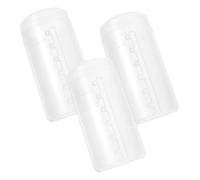 Luxshiny 3pièces Pot Pinceaux Maquillage Réglable Organisateurs Transparents Étanches Support Range Pinceaux pour Maquillage Crayons Rouges à Lèvres Rangement De Bureau Et Voyage