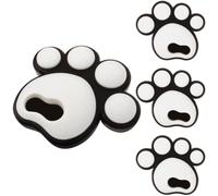 Luxshiny 4 Pièces Autocollant Antidérapant pour Snowboard en Silicone Blanc Protection, Coussin Antidérapant Ski Pistes