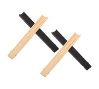 Luxshiny 4 Pièces Cadre D’éventail Pliant en Bambou 38, 5x21cm pour DIY | Structure Inachevée, Compatible Loisirs Créatifs, Usage en t Fêtes, pour Adultes et Garçon et Filles