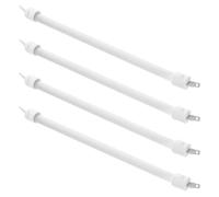 Luxshiny 4 Pièces Élément Chauffant en Quartz Blanc pour Radiateur Électrique Mural, Mini Tige Chauffante en Céramique, Chauffage Rapide et Installation Facile pour Usage Domestique