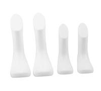 Luxshiny 4 pièces Foot Mold Plastique Mannequin de Chaussure pour Garçon Fille Support de Réaliste pour Modèles de Chaussettes et Chaussures Design et Réutilisable
