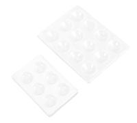 Luxshiny 4 Pièces Plaque Expérimentale de Chimie en Céramique Blanche 12 Trous et 6 Trous Résistante et Facile à Utiliser pour Cours de Chimie en Laboratoire
