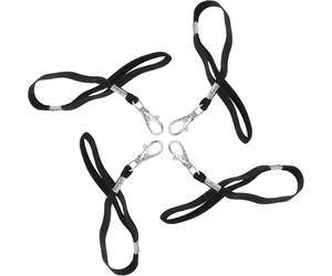 Luxshiny 4 Pièces Sangles de Poignet pour Ski en Polyester avec Fonction Anti-Perte et Visibilité Vive, Accessoires pour Sports D'extérieur et Alpinisme, Lot