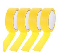 Luxshiny 4 Rouleaux Ruban Adhésif de Masquage en Papier, Coupe Nette | Peinture en Spray, Projets DIY, Cadres de Fenêtre et Plastique, Retrait Facile