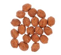 Luxshiny 40 Modèles Réalistes de Noix Artificielles en Plastique, Décorations Réutilisables pour Photographie, Présentation Culinaire et Loisirs Créatifs, Ornements Décoratifs pour Maison