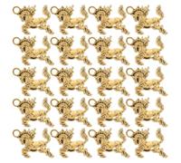 Luxshiny 40 Pièces Ensemble de Pendentifs Cheval Sauteur en Alliage de Zinc Doré pour Bijoux Diy, Accessoires Polyvalents pour Création Artisanale Nouvel An Chinois 2026