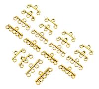 Luxshiny 40 Pièces Pendentifs en Alliage Doré pour Bijoux Diy, Connecteurs Élégants Bords Lisses, pour Bracelets et Projets D'artisanat