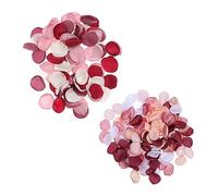 Luxshiny 400 pièces Soie Mélangés avec Bords Brûlés Décorations Mariage DIY Fleurs Artificielles pour et Centres de Table