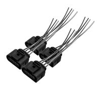 Luxshiny 4pcs Connecteurs de Bobine D'allumage Automobile en Plastique Noir Compatibles Divers Modèles de Voitures pour Performance Solide Couleur Aléatoire
