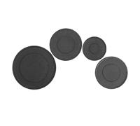 Luxshiny 4pièces Couvercles de Brûleurs à Gaz pour Cuisinières à Gaz Lot Universel Installation Facile et Entretien