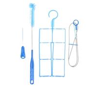 Luxshiny 4pièces Kit de Nettoyage pour Poche à Eau Randonnée et Camping Brosses Multifonctions Légères et Portables pour Hygiène Complète et Nettoyage Profondeur des Réservoirs et Tuyaux