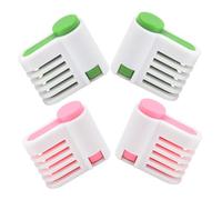 Luxshiny 4pièces Niveleur à Gâteau Lot de Outil de Trancheuse pour Pain et Gâteaux Tranches Uniformes Guide de Nivellement pour Pâtisserie