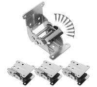 Luxshiny 4pièces Support Pliant Autobloquant Charnières Acier Inoxydable Verrouillables Support Robuste Pliable pour Table Établi et Mobilier Multifonction