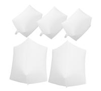 Luxshiny 5 Pièces Ballons Carrés Écrits Ballons Gonflables Décoratifs Interactifs pour Anniversaires et Célébrations Apparence Réaliste Messages Personnalisables Flottants et