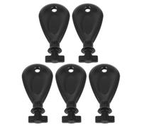Luxshiny 5 Pièces n Plastique Abs pour Distributeur D'essuie-mains en Papier Noir, Compatible Distributeurs de Papier Toilette, pour Hôtels et Usage Commercial