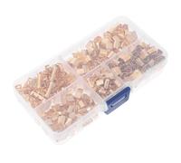 Luxshiny 500 Connecteurs de Bornes en Cuivre de U à Sertir Kit de Bornes de Câble de Fil pour Réparation Électrique Rapide Usage Industriel et Domestique