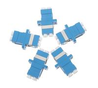 Luxshiny 5pièces Adaptateur pour De Compatible avec Connecteurs Simplex Couleur Bleue Performance Stable Et Rapide pour Réseaux De Fibre