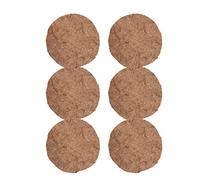Luxshiny 6 Pièces Lot de Tapis en Fibre Végétale pour Nidification Oiseaux Adaptés Pigeons Et Poules Hydrophobes Et Perméables