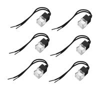Luxshiny 6 Pièces Pendentif Parfum De Voiture Désodorisant Bouteilles Diffuseur D'huiles Essentielles Pendaison Diffuseurs De Parfum De Voiture Un Verre Transparent