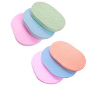 Luxshiny 6pcs Éponges de Nettoyage du Visage en Éponge Pva Exfoliante Réutilisable Compacte et Légère pour Peau Faciale, pour Voyage Couleur Aléatoire