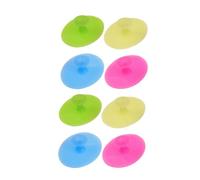 Luxshiny 8 pièces Brosse Visage Silicone Exfoliante Nettoyeur Pores Obstrués Massager Visage Manuel Antidérapant pour Bébés et Adultes Nettoyage Complet et Massage Doux